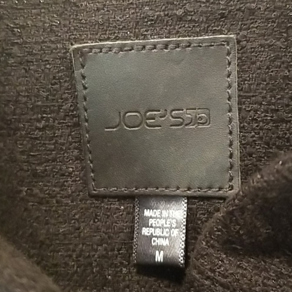 💕JOE'S JEANS💕 Button Down Cropped Jacket ~ Black - Picture 7 of 8